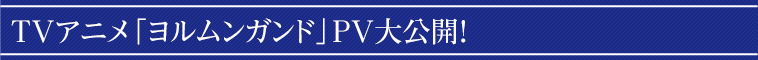 TVアニメ「ヨルムンガンド」PV大公開!